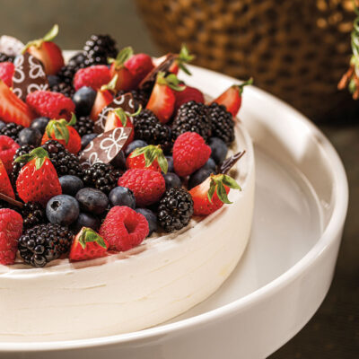 Pavlova de Frutas Vermelhas