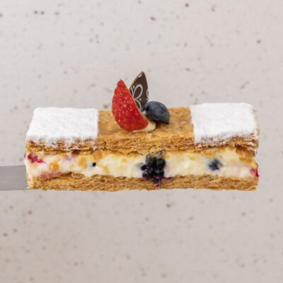 Mil Folhas Cheesecake de Frutas